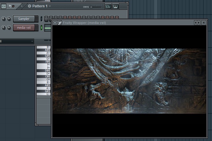 mediavst loaded in FL Studio