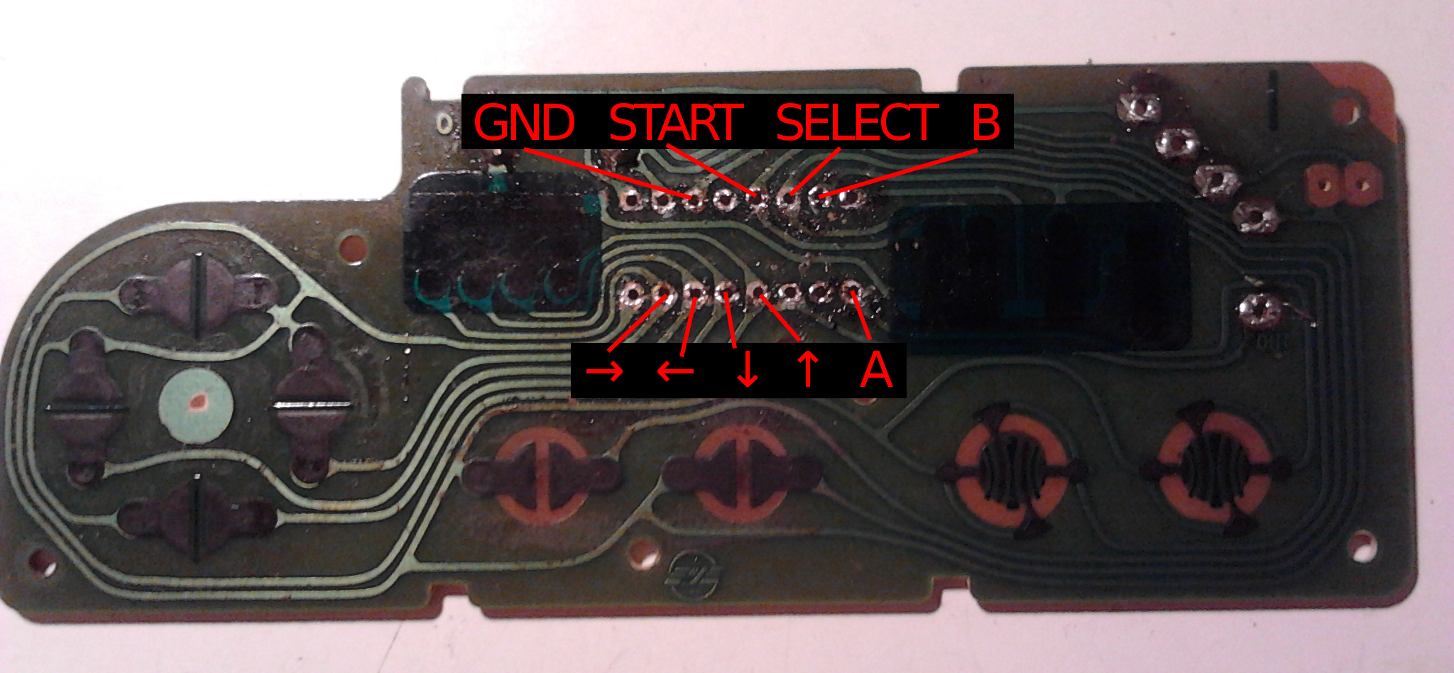 Modification of retrolink USB joypad to for NES and famiclones [with RGB  LEDs] - nesdev.org