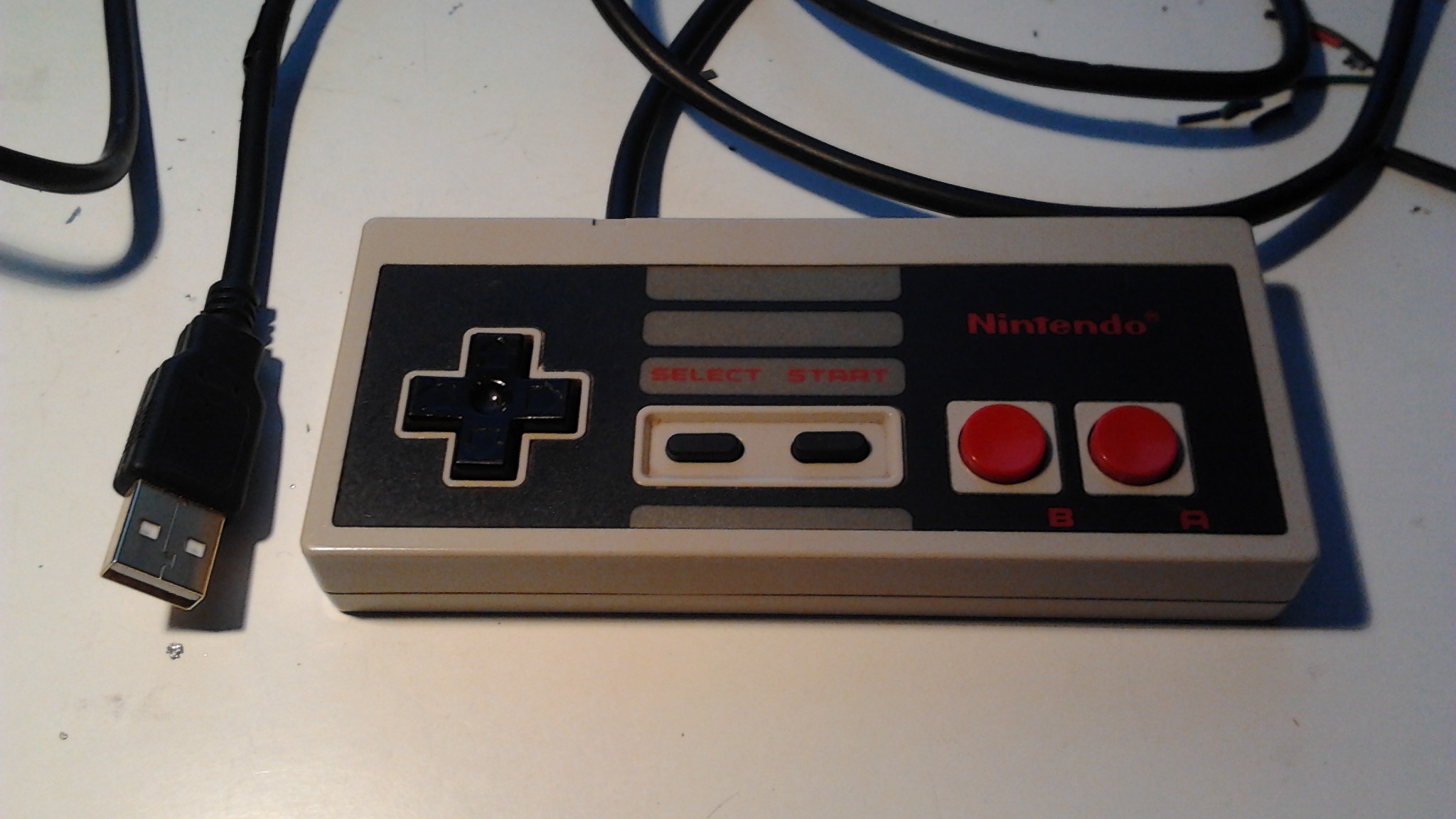 Modification of retrolink USB joypad to for NES and famiclones [with RGB  LEDs] - nesdev.org