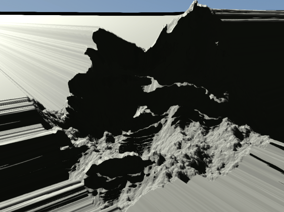 Early tests of my own value noise terrain implementation.