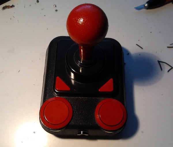 An empty chassis of the SpeedLink joystick. Full size